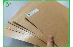 China Polyethylene Coated 300G 350G Unbleached Brown Packaging Cardboard Sheet supplier