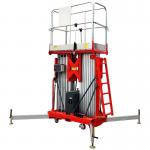 Double Mast Aerial Work Platforms Aluminum 8m Electric Vertical Mast Lift for sale