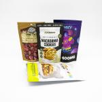 Custom Stand Up Zipper Pouch For Nut Food Supporting Open Window