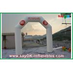 Inflatable Run Through Tunnels Outdoor Durable PVC Inflatable Arch Logo Printing 4m X 4m Customized for sale