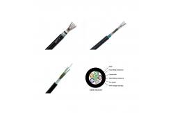 China 12 Strand Non Metallic Fiber Optic Cable Rodent Proof Fiber Double Sheath supplier
