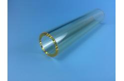 China Sio2 High Pressure Transparent Large Diameter Quartz Glass Tube For Uv Lamp supplier