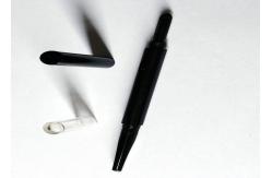 China Multifunctional Triangle Eyebrow Pencil With Powder Head ABS Material supplier