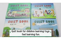 China Sedex Matte Art Paper Montessori Quiet Book Children Toy Paste Book supplier