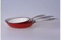 China Enamel light cast iron Frying Pan supplier