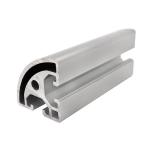30x30mm Half Round C Aluminium Industrial Profile M8 Section