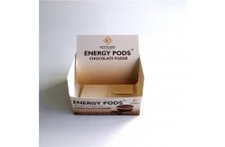 China Eco Friendly Kraft Paperboard Box , Foldable Counter Display Box For Chocolate supplier