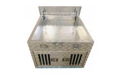 China Custom Aluminum Dog Boxes For Pick Up Truck , Aluminum Hunting Dog Boxes supplier