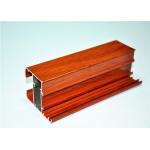 Anodized / Mill Finished Wood Grain Aluminium Extruded Profiles , 6063 T5 for sale