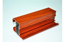 China Anodized / Mill Finished Wood Grain Aluminium Extruded Profiles , 6063 T5 supplier