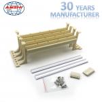 PC Meterial 100 Pairs 110 Terminal Block With Leg Cream White Color for sale