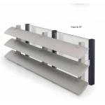 Brise Soleil Architectural Aluminium Profiles Powder Coating for sale