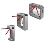 GYM Automatic Card Rfid Access Control Turnstile Gate , Turnstile Security Doors Sus304