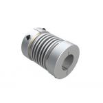 High Precision Shaft Coupler Silver Flex Shaft Bellows Coupling Customized