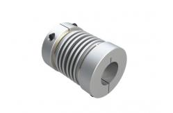 China High Precision Shaft Coupler Silver Flex Shaft Bellows Coupling Customized supplier