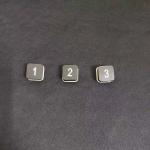 Personalized Laser Key Keyboard , Silica Gel Cover Switch Button Keyboard