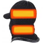 Multifunction Electric Heated Hat , SHEERFOND Rechargeable Electric Beanie Hat for sale