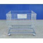 Galvanized Zinc Wire Mesh Container Space Saving Full Visibility for sale