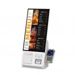 21.5 Inch Self Ordering Machine With Thermal Printer And QR Scanner Credit Card Reader for sale