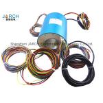 Conductive Through Bore Slip Ring 70mm With 24 Wires Contact Slip Ring Assemblies rotating electrical connector for sale