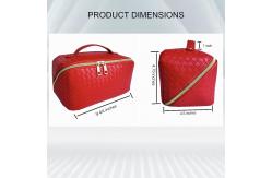 China Waterproof Makeup Bag Shockproof Toiletry Bag With Multi Pocket supplier