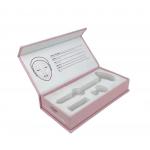 Recyclable Cosmetics Gift Boxes Folding , Magnetic Flap Cardboard Box With EVA Foam for sale