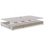 6x2x0.3M Stone Wall Wire Mesh  Wire Gabion Cages 60x80mm