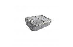 China Rust Proof 220mm Width 290mm Length Square Mesh Basket For Medicine supplier