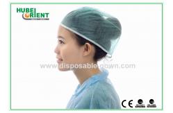 China Anti Dust Single Use Medical Bouffant Hair Cover With Back Tie supplier