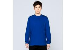 China Long Sleeve Sportswear Custom Logo 100% Cotton  Unisex Long Sleeve Round Neck Sweatshirt supplier