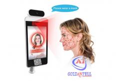 China Green Pass face recognition thermal camera Access Control Multi Languages supplier