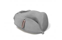 China Portable Folding Memory Foam Neck Pillow With Removable Washable Cover supplier