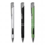School Stationery Classic Ballpoint Pen Aluminum Smooth Press Type Ball Pen for sale