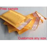 Kraft Bubble Wrap Mailing Envelopes , Padded Mailing Envelopes With Air Bubble Cushioned for sale