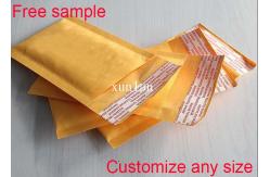 China Kraft Bubble Wrap Mailing Envelopes , Padded Mailing Envelopes With Air Bubble Cushioned supplier