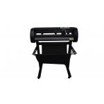 Black 720mm Al Roller 28 Inch Vinyl Cutter Machine for sale