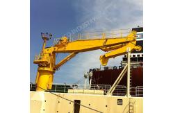 China 10m Marine Cranes Heavy Duty Hydraulic 100t Knuckle Boom For Deck supplier