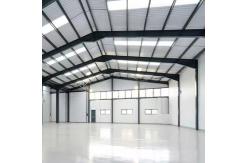 China Hangar Garage Prefab Metal Warehouse Building Long Life supplier