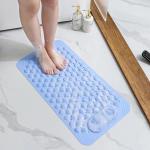 Practical Rectangular Suction Shower Mat , Gorilla Grip Patented Shower And Bath Mat