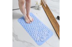 China Practical Rectangular Suction Shower Mat , Gorilla Grip Patented Shower And Bath Mat supplier
