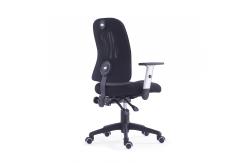 China 60mm Nylon Castor Mesh Swivel Office Chair MID Back Fabric Seat supplier