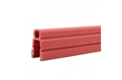 China Red Plastic U Channel Customized Size Building  U Shaped Plastic Channel supplier