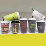 Foam 8OZ 12oz 16Oz Disposable Paper Coffee Cup customized With Lid for sale