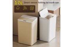 China Household Indoor Smart Sensor Trash Bin Small Folding Plastic Trash Can supplier