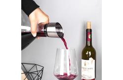 China 53oz Built - In Wine Aerating Pourer , Wine Bottle Decanter For Chrismas supplier