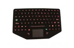 China Military Ruggedized Silicone Keyboard with Backlit Touchpad EMC Standard supplier