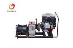 China Small Portable Wire Rope Winch , HONDA Petrol Engine Powered Winch 10KN Capacity supplier