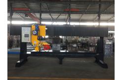 China 3500x1200mm Trolley 7.5kw Bridge Stone Chamfering Machine For Marble Granite supplier