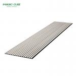 Wall Decorative Mdf Polyester Oak Slatted Wood Acoustic Veneer Panels for Modern Design for sale