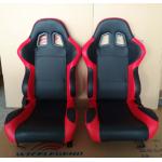 Adjustable Race Car Seats Blue Pvc Seats Single Adjuster And Single Slider
